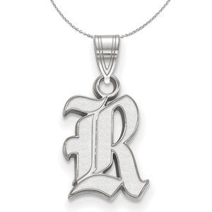 Sterling Silver Rice U. Owls Small Necklace - 20 Inch